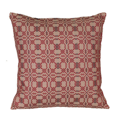 Kendall Jacquard Red Pillow Cover 18 In PC280017 - The Fox Decor